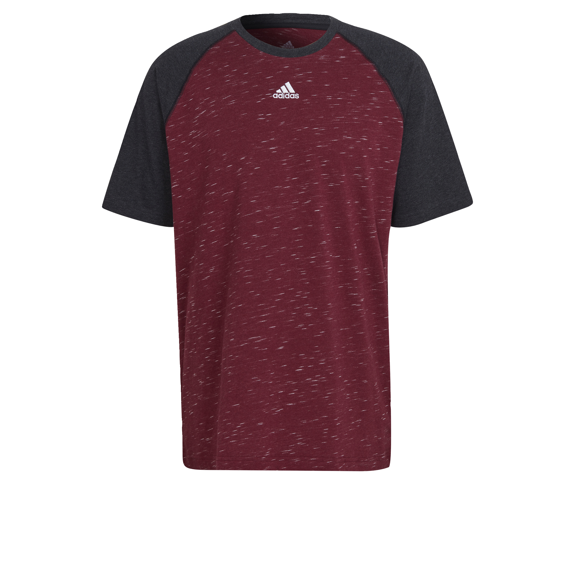 adidas Lifestyle Essentials Mélange Raglan Tee Men Red HE1798