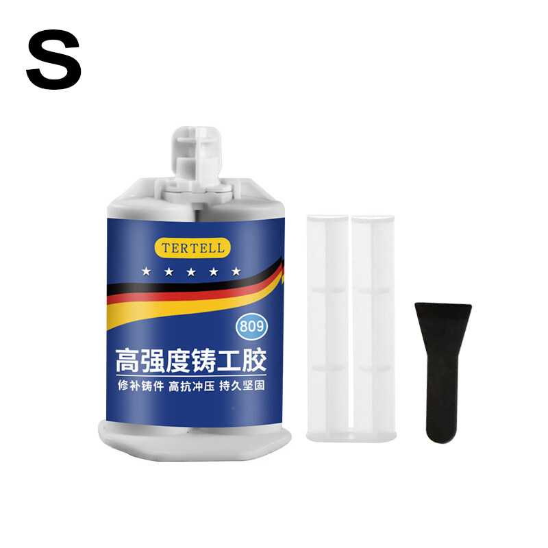 Bfaccia 50/100ml Extrusion Metal Repair Adhesive Industrial High Strength Bonding Sealant Weld Seam Metal Repair Agent Strong Casting Ab Glues